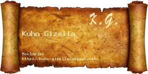 Kuhn Gizella névjegykártya